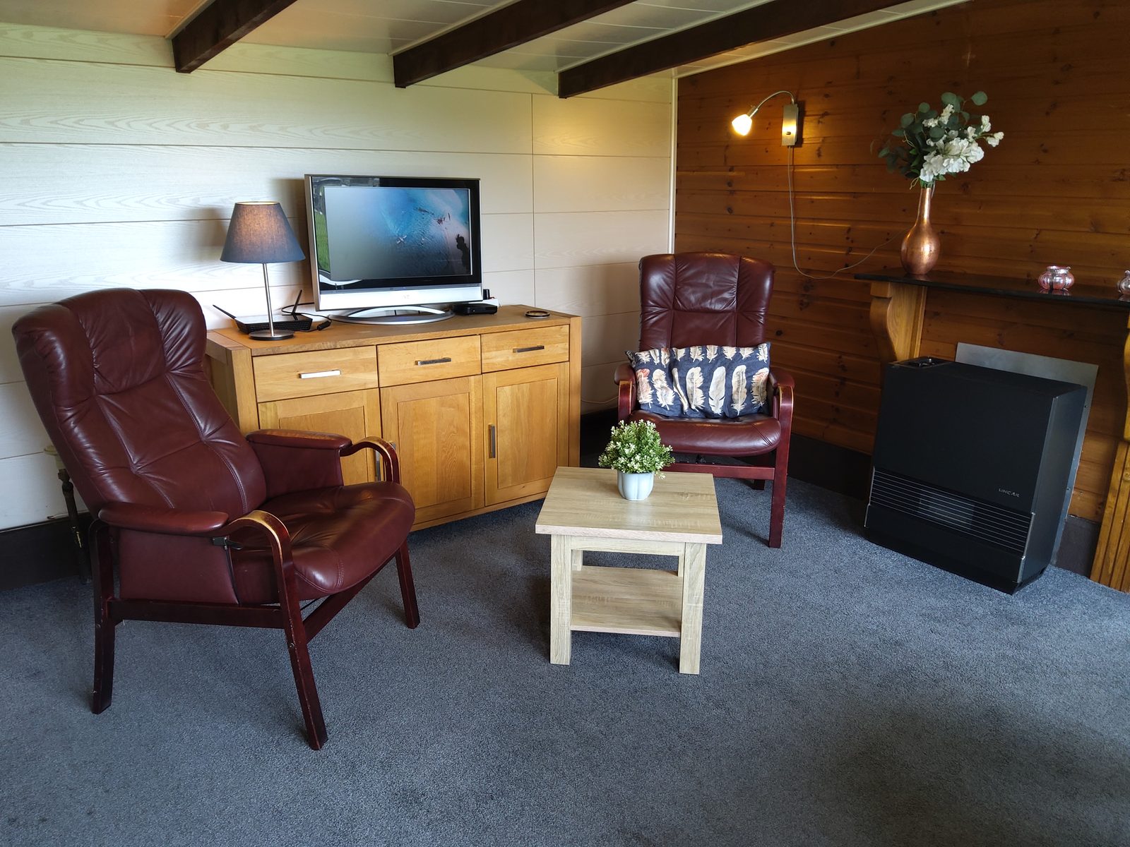 Interieur weidehuisje